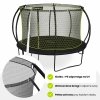 Trampolina ogrodowa XXXL dla dzieci HyperMotion - 430 cm 14FT - z drabinką i siatką wewnętrzną - do domu i ogrodu - 150kg max